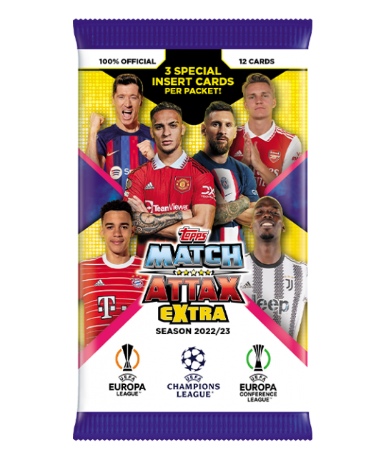 Topps Match Attax Extra Champions League 2022/2023 kaardipakk